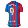 FC Barcelona Memphis Depay 9 Hjemme 2021-22 - Herre Fotballdrakt